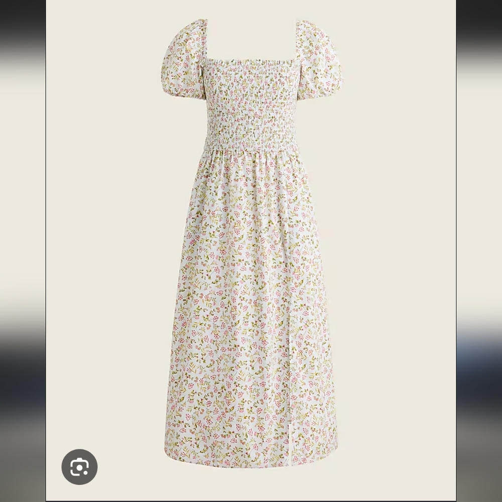 Floral Puff Sleeve Dress